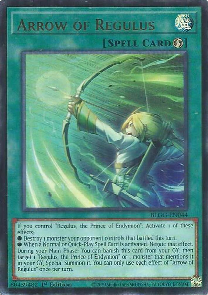 Image for Arrow of Regulus (BLGG-EN044) [Battles of Legend: Glorious Gallery] - YuGiOh