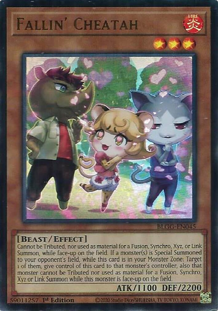 Image for Fallin' Cheatah (BLGG-EN045) [Battles of Legend: Glorious Gallery] - YuGiOh