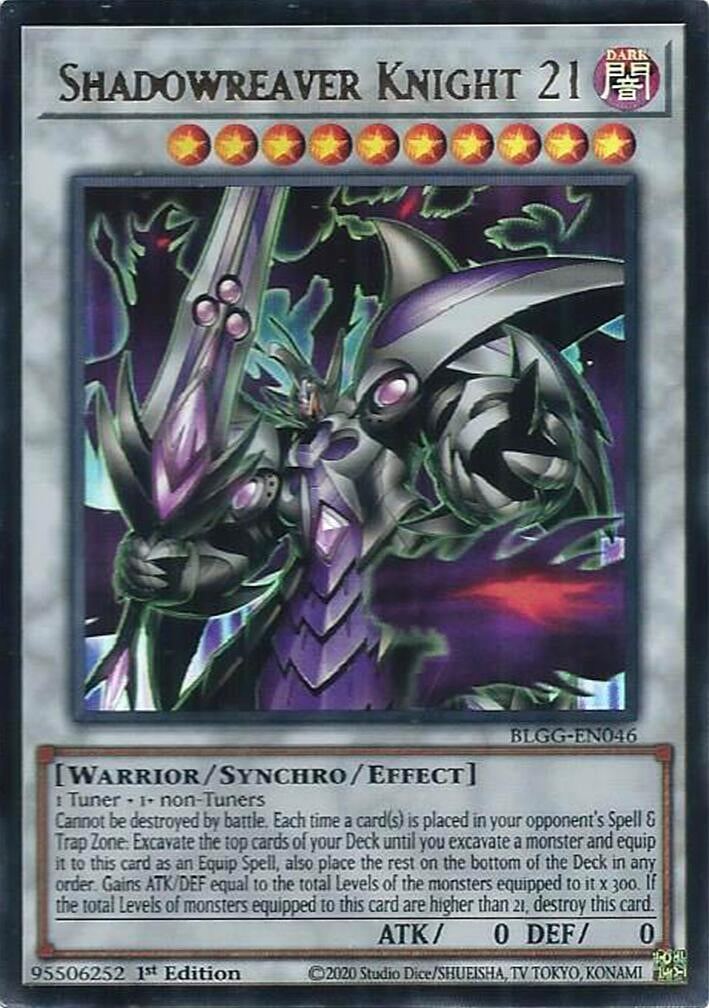 Image for Shadowreaver Knight 21 (BLGG-EN046) [Battles of Legend: Glorious Gallery] - YuGiOh
