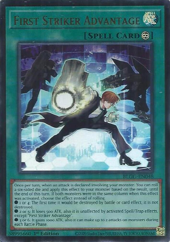 Image for First Striker Advantage (BLGG-EN048) [Battles of Legend: Glorious Gallery] - YuGiOh