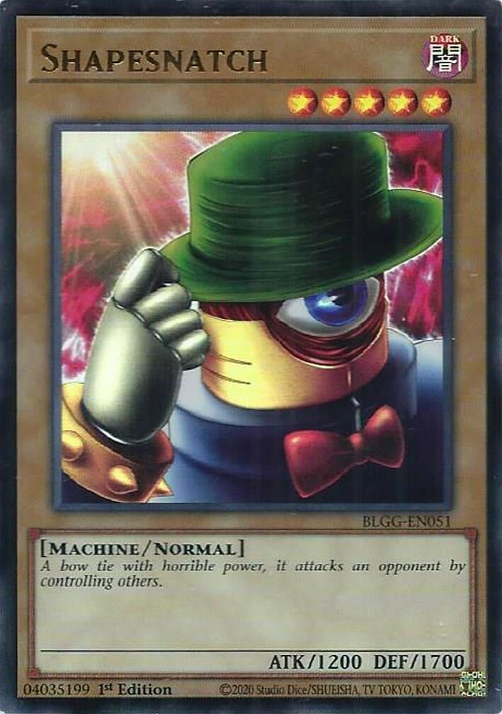 Image for Shapesnatch (BLGG-EN051) [Battles of Legend: Glorious Gallery] - YuGiOh