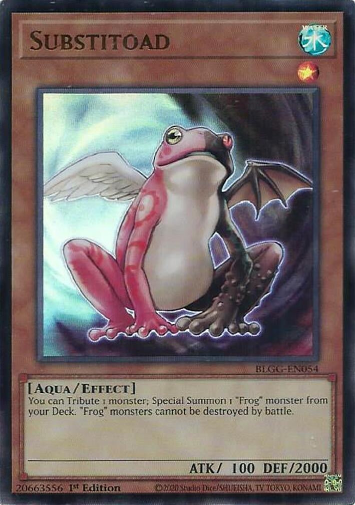 Image for Substitoad (BLGG-EN054) [Battles of Legend: Glorious Gallery] - YuGiOh