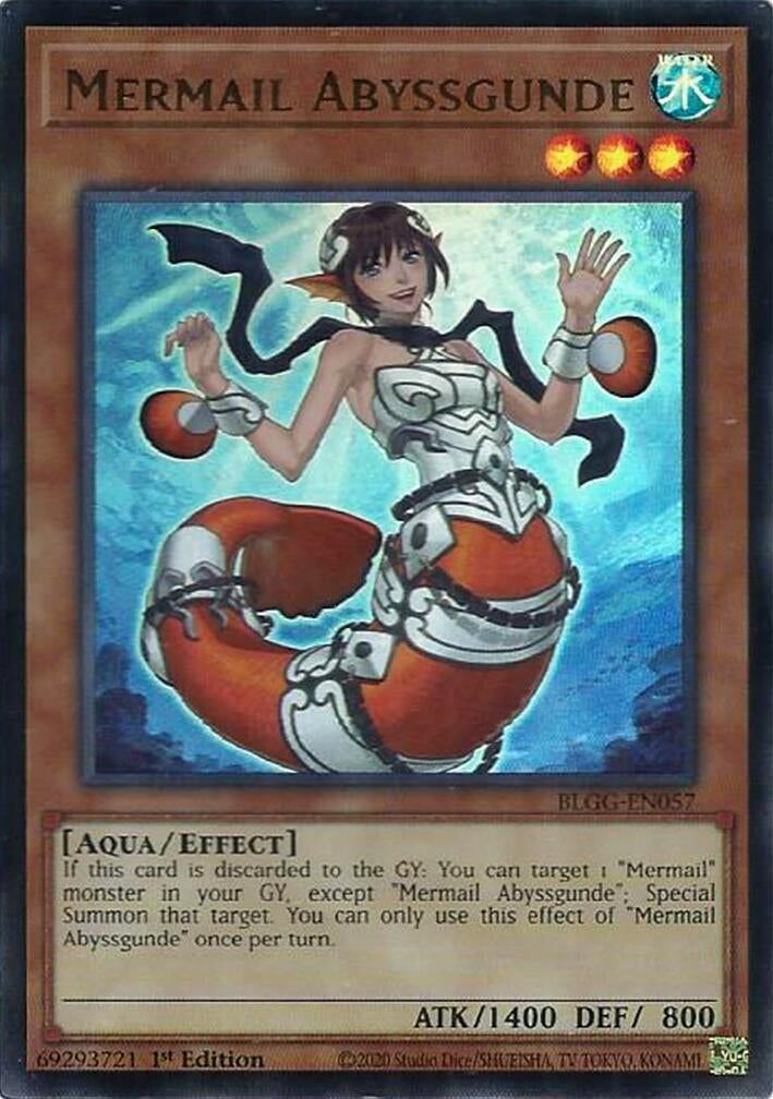 Image for Mermail Abyssgunde (BLGG-EN057) [Battles of Legend: Glorious Gallery] - YuGiOh