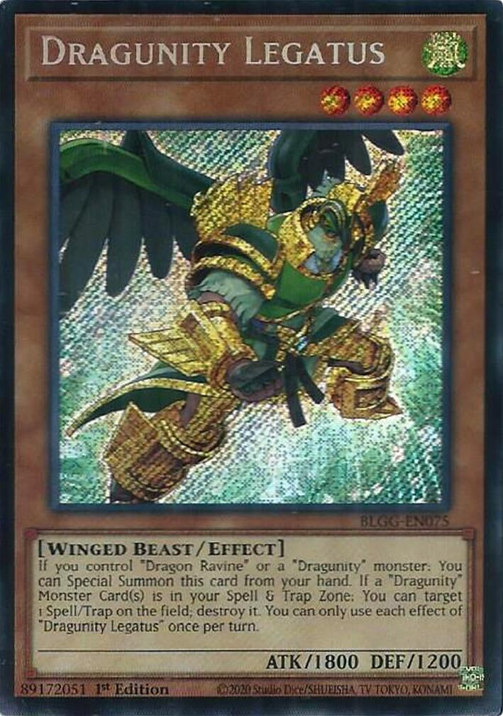 Image for Dragunity Legatus (BLGG-EN075) [Battles of Legend: Glorious Gallery] - YuGiOh