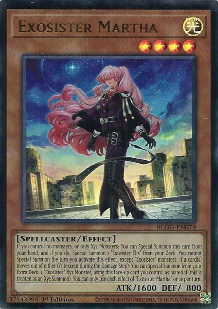 Image for Exosister Martha (BLGG-EN079) [Battles of Legend: Glorious Gallery] - YuGiOh