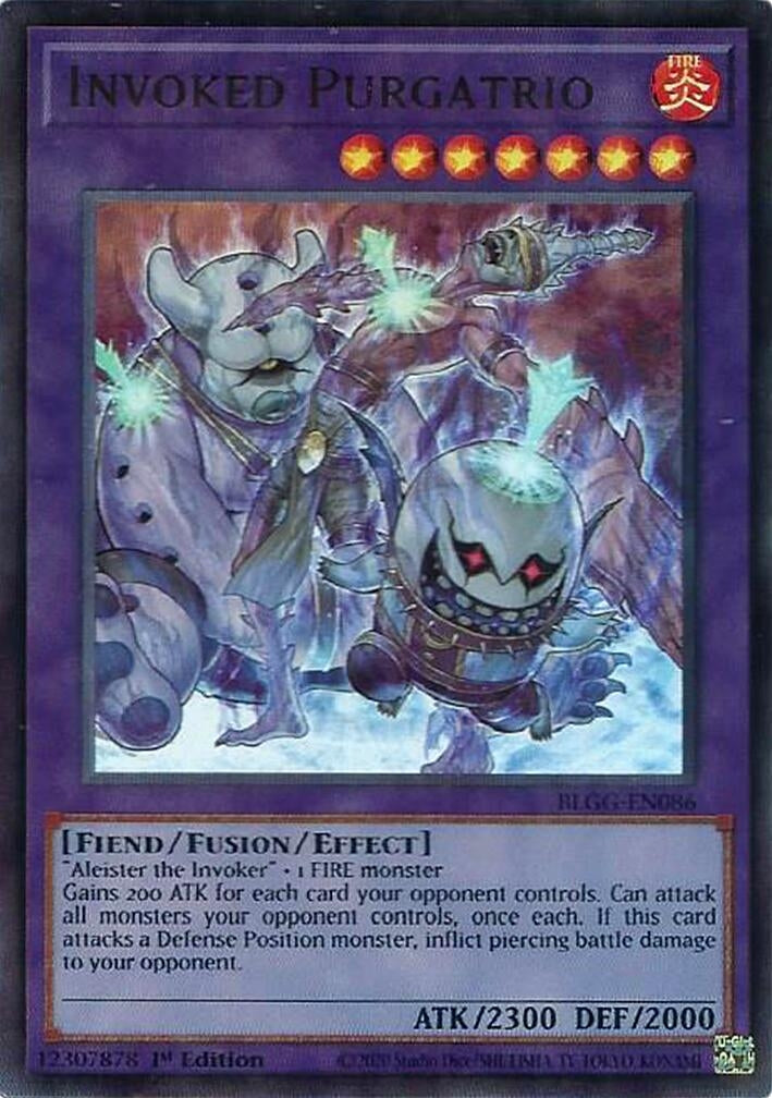 Image for Invoked Purgatrio (BLGG-EN086) [Battles of Legend: Glorious Gallery] - YuGiOh