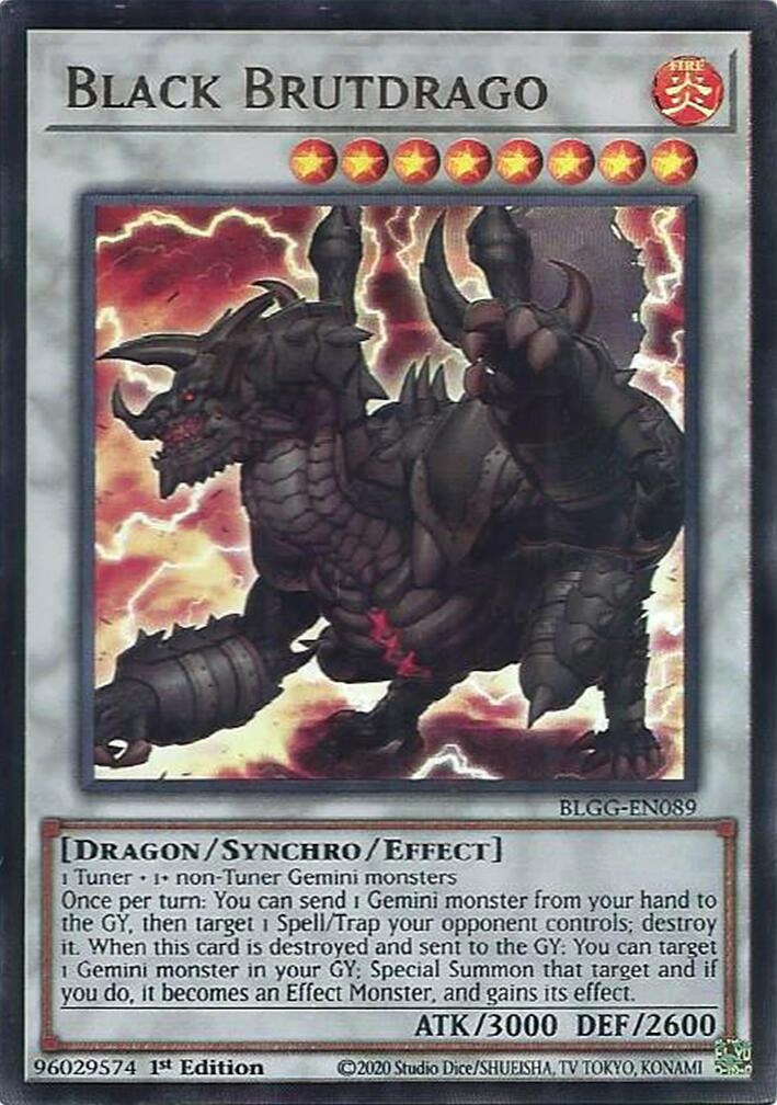 Image for Black Brutdrago (BLGG-EN089) [Battles of Legend: Glorious Gallery] - YuGiOh