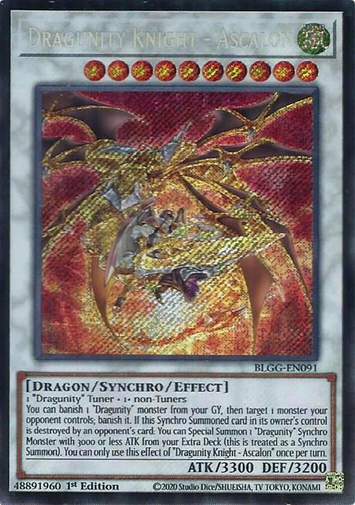 Image for Dragunity Knight - Ascalon (BLGG-EN091) [Battles of Legend: Glorious Gallery] - YuGiOh