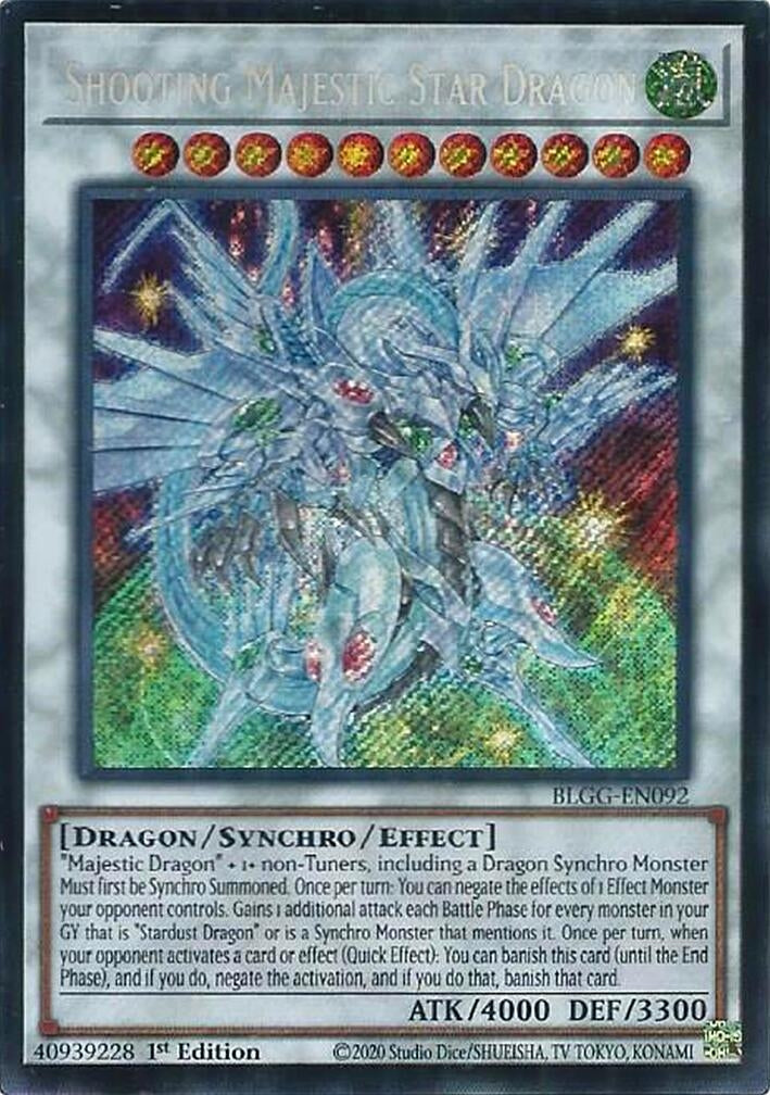 Image for Shooting Majestic Star Dragon (BLGG-EN092) [Battles of Legend: Glorious Gallery] - YuGiOh