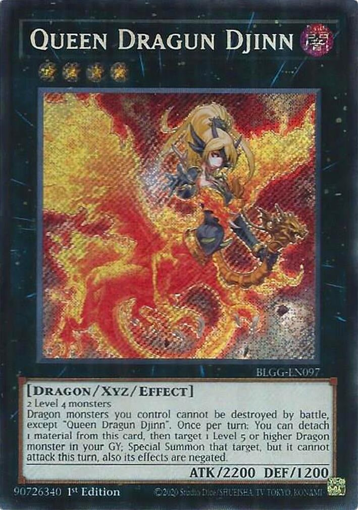 Image for Queen Dragun Djinn (BLGG-EN097) [Battles of Legend: Glorious Gallery] - YuGiOh