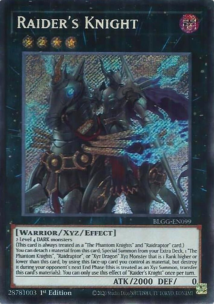 Image for Raider's Knight (BLGG-EN099) [Battles of Legend: Glorious Gallery] - YuGiOh