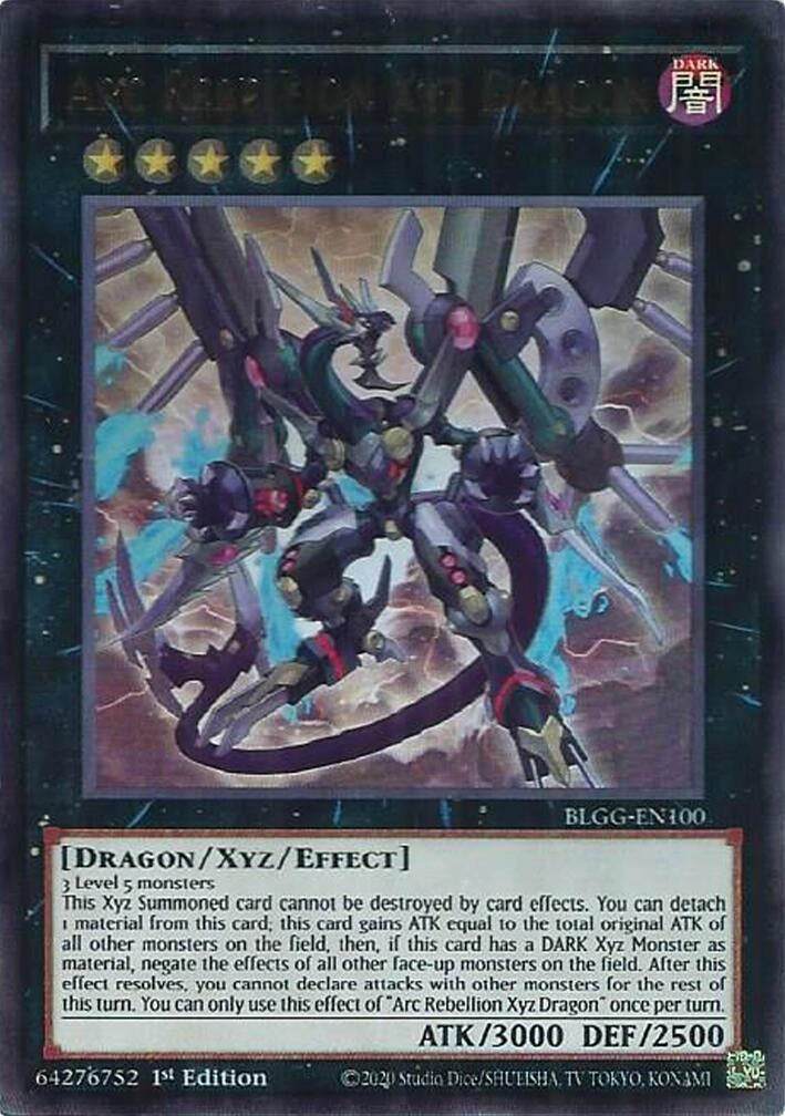 Image for Arc Rebellion Xyz Dragon (BLGG-EN100) [Battles of Legend: Glorious Gallery] - YuGiOh