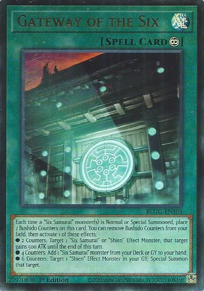 Image for Gateway of the Six (BLGG-EN105) [Battles of Legend: Glorious Gallery] - YuGiOh