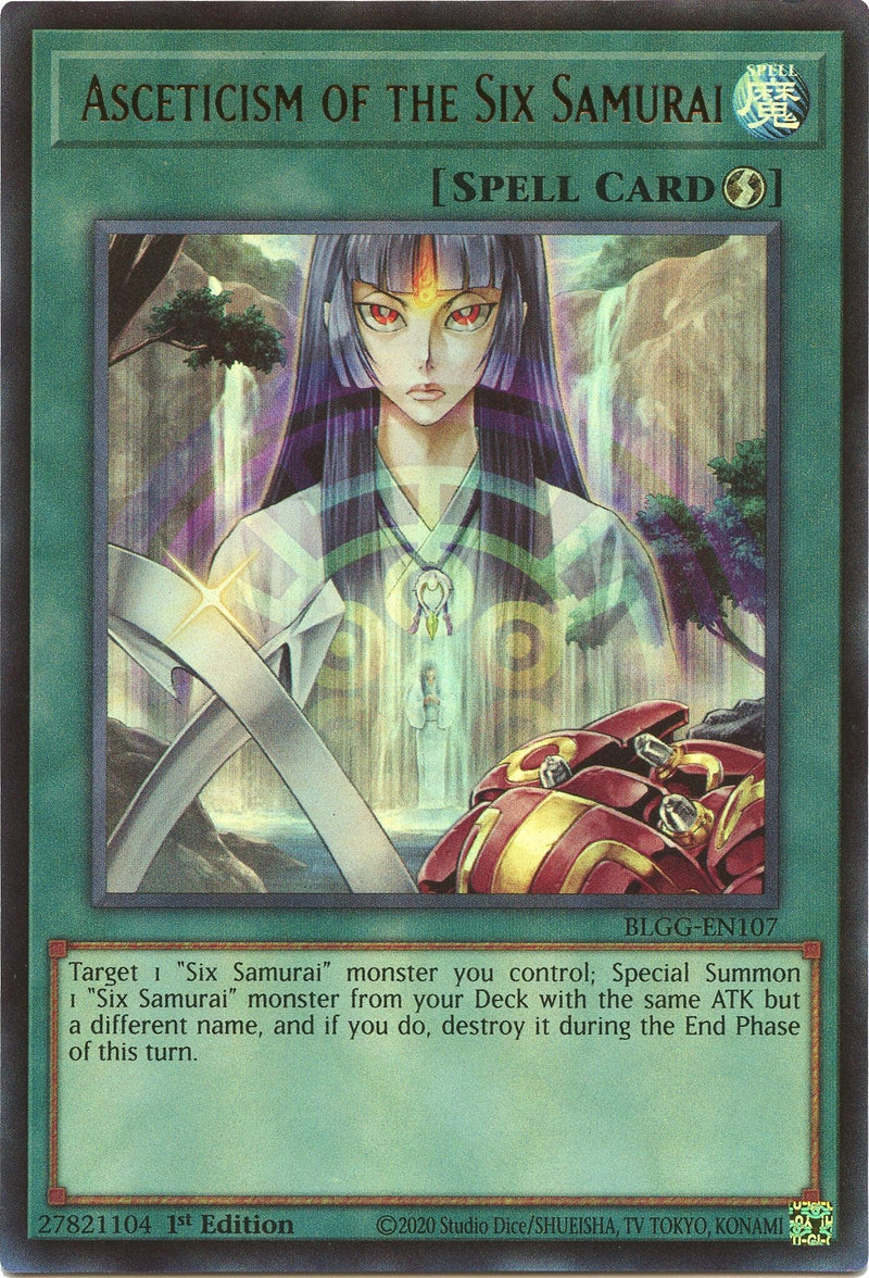 Image for Asceticism of the Six Samurai (BLGG-EN107) [Battles of Legend: Glorious Gallery] - YuGiOh
