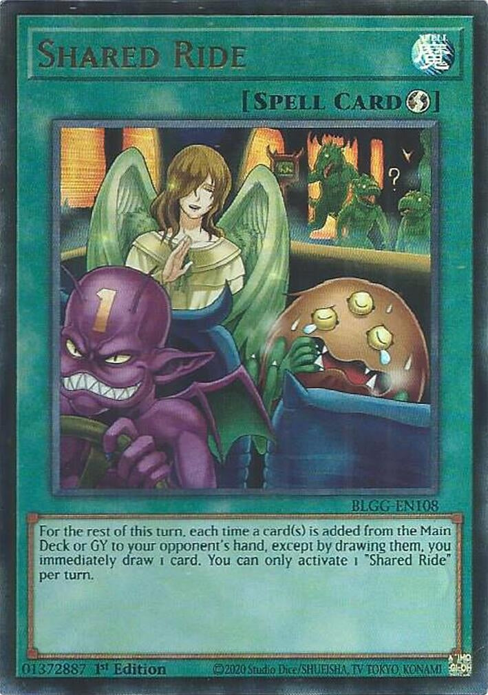 Image for Shared Ride (BLGG-EN108) [Battles of Legend: Glorious Gallery] - YuGiOh