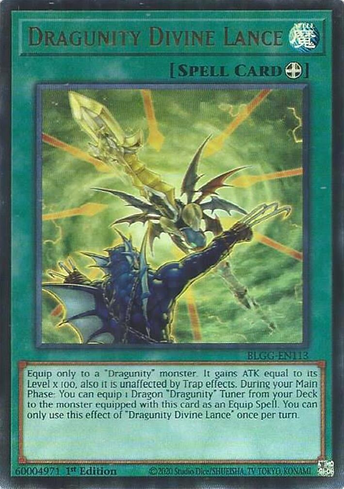 Image for Dragunity Divine Lance (BLGG-EN113) [Battles of Legend: Glorious Gallery] - YuGiOh