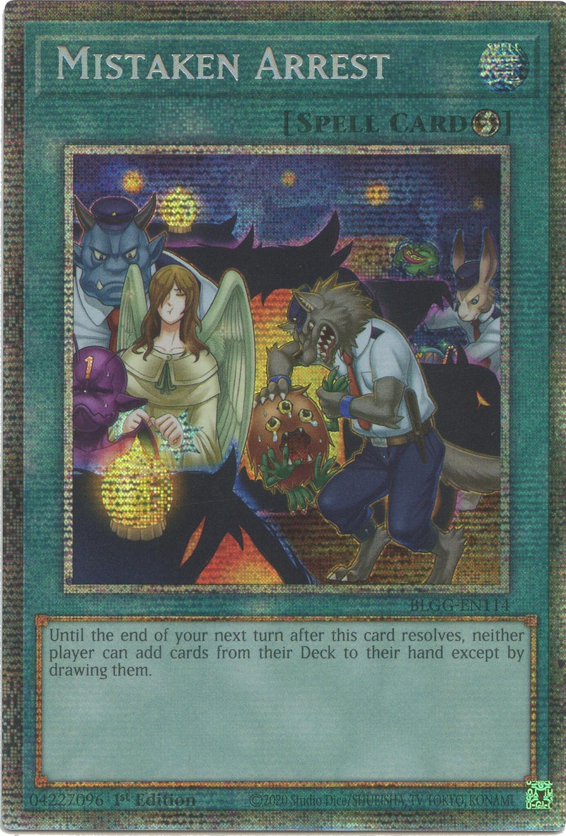 Image for Mistaken Arrest (Starlight Rare) (BLGG-EN114) [Battles of Legend: Glorious Gallery] - YuGiOh