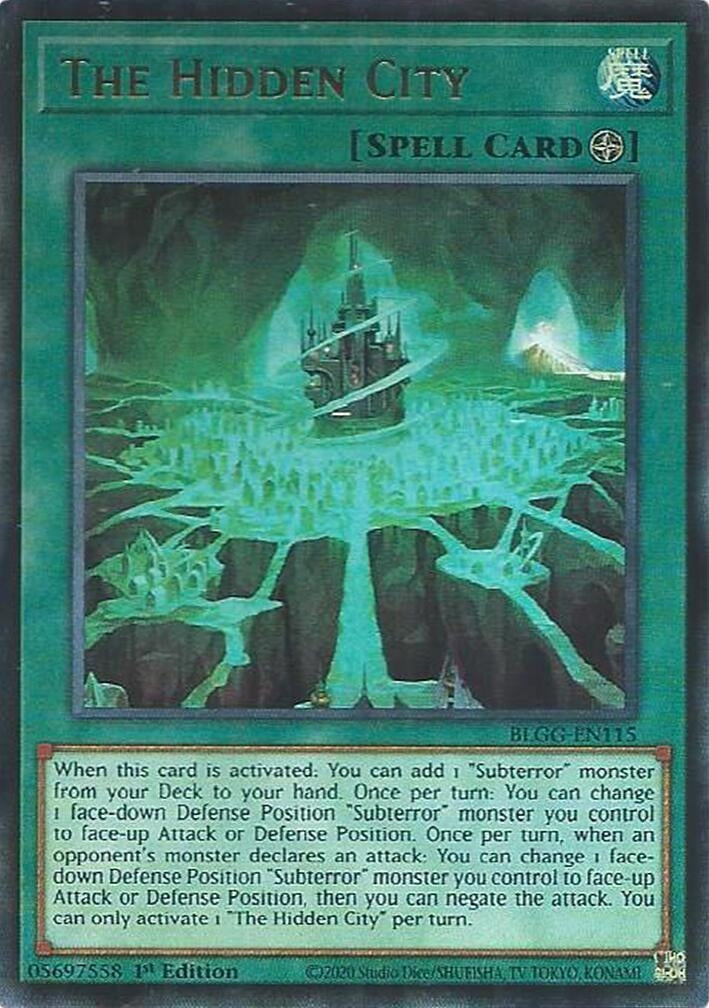Image for The Hidden City (BLGG-EN115) [Battles of Legend: Glorious Gallery] - YuGiOh