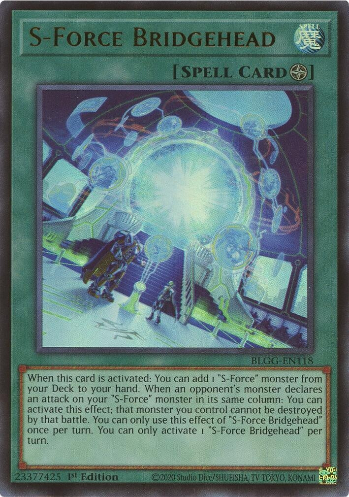 Image for S-Force Bridgehead (BLGG-EN118) [Battles of Legend: Glorious Gallery] - YuGiOh