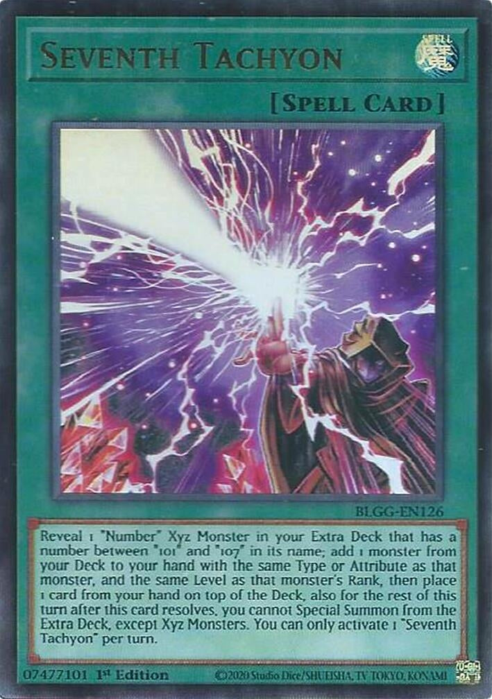 Image for Seventh Tachyon (BLGG-EN126) [Battles of Legend: Glorious Gallery] - YuGiOh