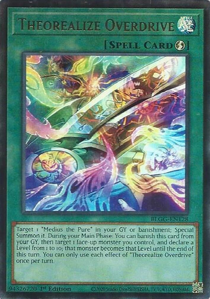 Image for Theorealize Overdrive (BLGG-EN128) [Battles of Legend: Glorious Gallery] - YuGiOh