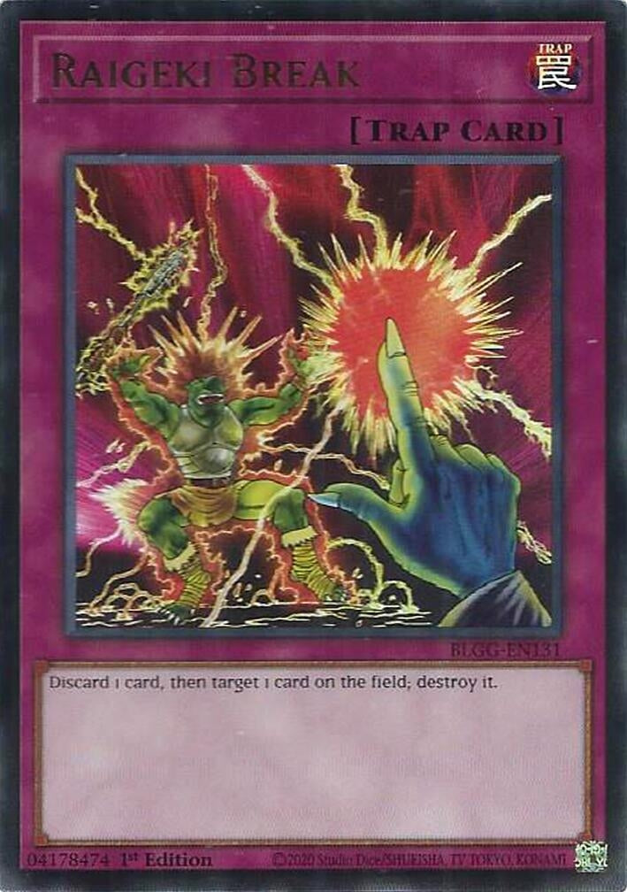 Image for Raigeki Break (BLGG-EN131) [Battles of Legend: Glorious Gallery] - YuGiOh