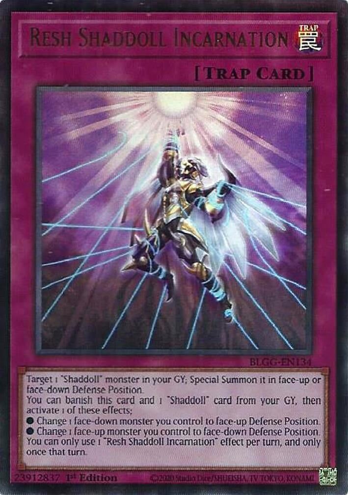 Image for Resh Shaddoll Incarnation (BLGG-EN134) [Battles of Legend: Glorious Gallery] - YuGiOh