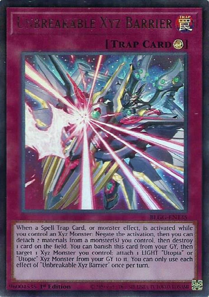 Image for Unbreakable Xyz Barrier (BLGG-EN135) [Battles of Legend: Glorious Gallery] - YuGiOh