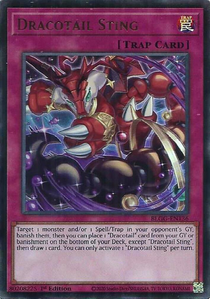 Image for Dracotail Sting (BLGG-EN136) [Battles of Legend: Glorious Gallery] - YuGiOh