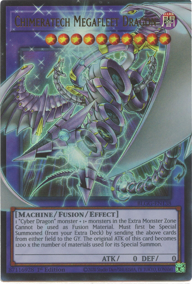 Image for Chimeratech Megafleet Dragon (BLGG-EN138) [Battles of Legend: Glorious Gallery] - YuGiOh