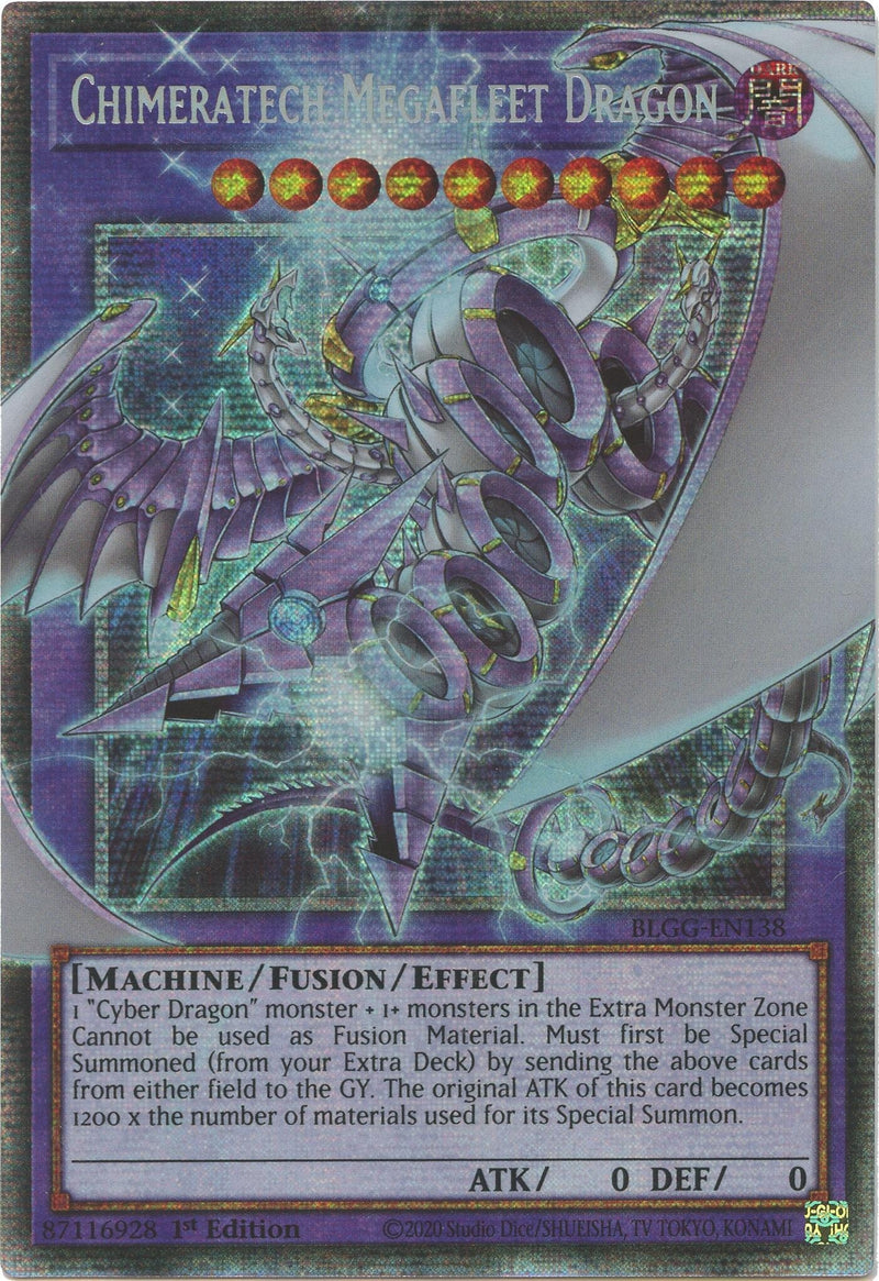 Image for Chimeratech Megafleet Dragon (Starlight Rare) (BLGG-EN138) [Battles of Legend: Glorious Gallery] - YuGiOh