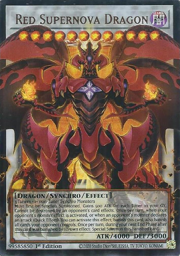 Image for Red Supernova Dragon (BLGG-EN139) [Battles of Legend: Glorious Gallery] - YuGiOh