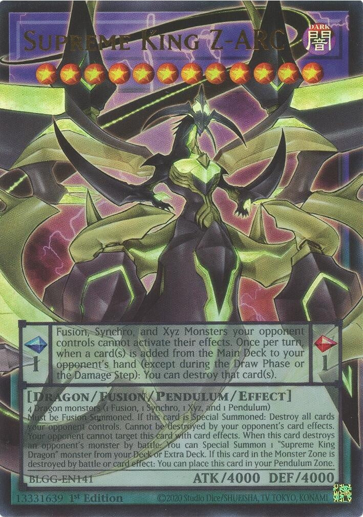 Image for Supreme King Z-ARC (BLGG-EN141) [Battles of Legend: Glorious Gallery] - YuGiOh