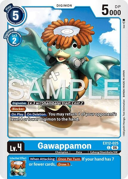 Image for Gawappamon (EX12-025 C) [Digital World Shambala] {EX-12} - Digimon Card Game
