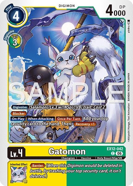 Image for Gatomon (EX12-042 C) [Digital World Shambala] {EX-12} - Digimon Card Game