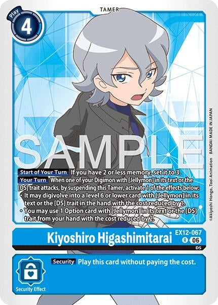 Image for Kiyoshiro Higashimitarai (EX12-067 R) [Digital World Shambala] {EX-12} - Digimon Card Game