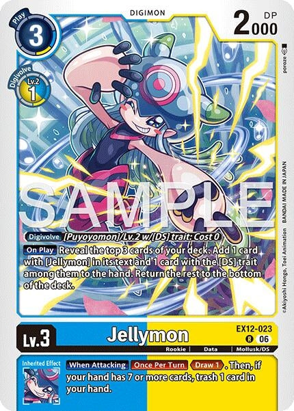 Image for Jellymon (EX12-023 R) [Digital World Shambala] {EX-12} - Digimon Card Game