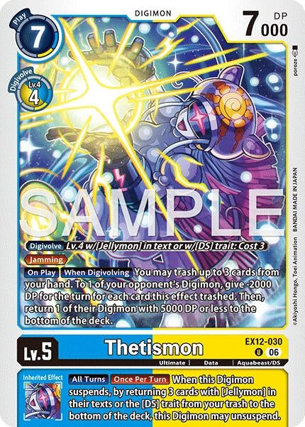 Image for Thetismon (EX12-030 U) [Digital World Shambala] {EX-12} - Digimon Card Game