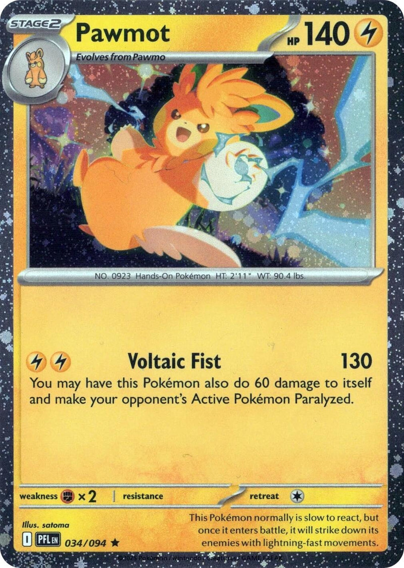 Image for Pawmot - 034/094 (Cosmos Holo) (034/094) [Blister Exclusives] - Pokemon