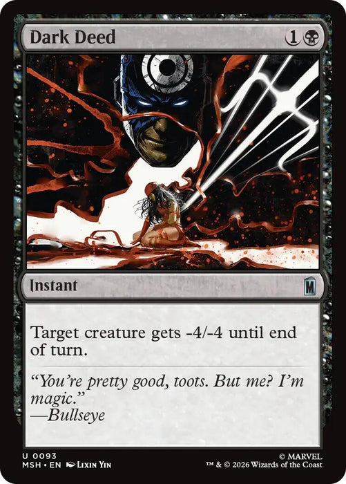 Image for Dark Deed (93) [Marvel Super Heroes] - Magic: The Gathering