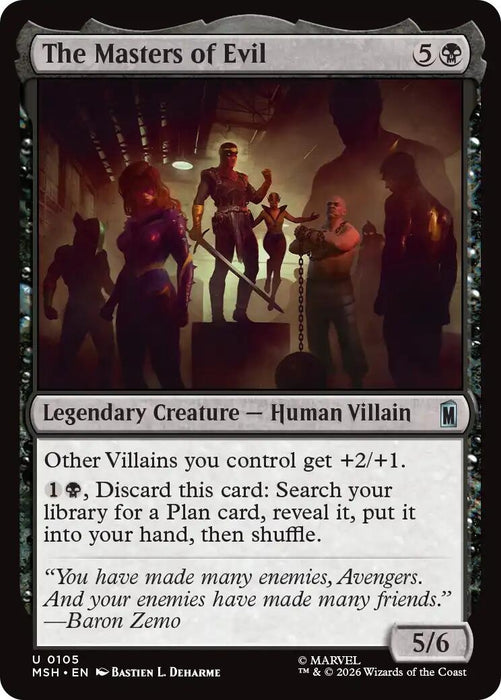 Image for The Masters of Evil (105) [Marvel Super Heroes] - Magic: The Gathering