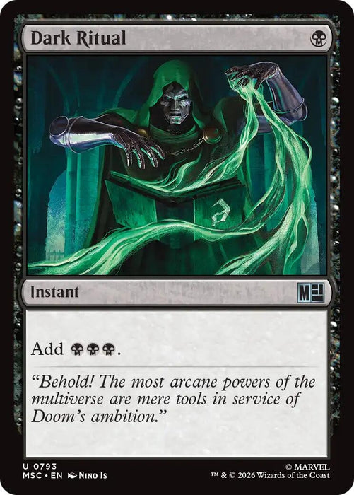 Image for Dark Ritual (793) [Commander: Marvel Super Heroes] - Magic: The Gathering