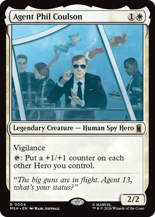 Image for Agent Phil Coulson (4) [Marvel Super Heroes] - Magic: The Gathering
