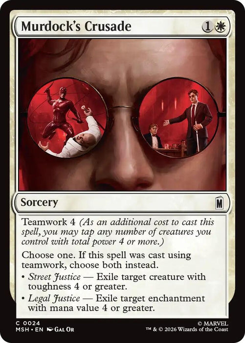Image for Murdock's Crusade (24) [Marvel Super Heroes] - Magic: The Gathering
