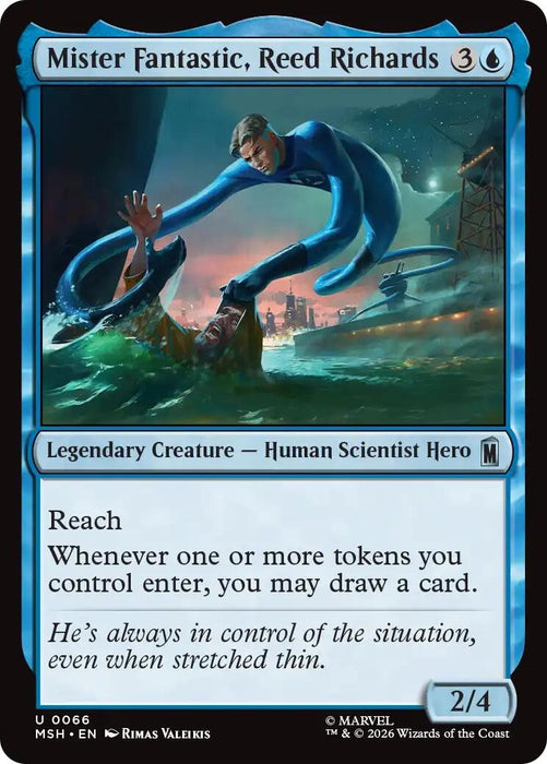 Image for Mister Fantastic, Reed Richards (66) [Marvel Super Heroes] - Magic: The Gathering