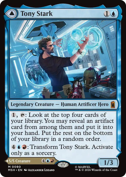 Image for Tony Stark (80) [Marvel Super Heroes] - Magic: The Gathering