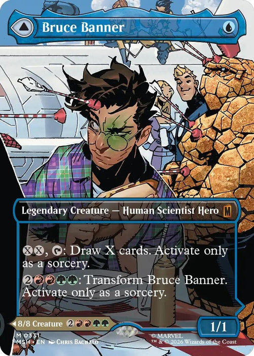 Image for Bruce Banner (Borderless) (0331) (331) [Marvel Super Heroes] - Magic: The Gathering