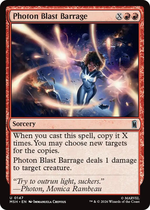 Image for Photon Blast Barrage (147) [Marvel Super Heroes] - Magic: The Gathering