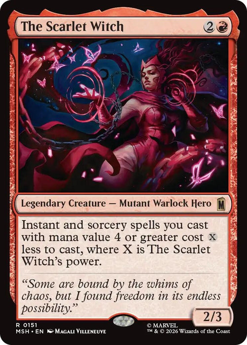 Image for The Scarlet Witch (151) [Marvel Super Heroes] - Magic: The Gathering
