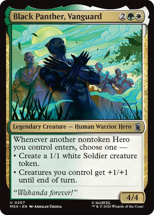 Image for Black Panther, Vanguard (207) [Marvel Super Heroes] - Magic: The Gathering